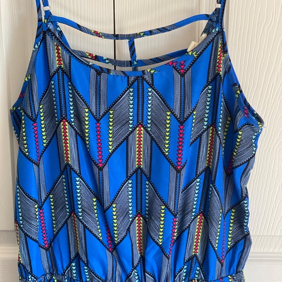 E&M geometric jumpsuit with pockets M - Picture 3 of 4